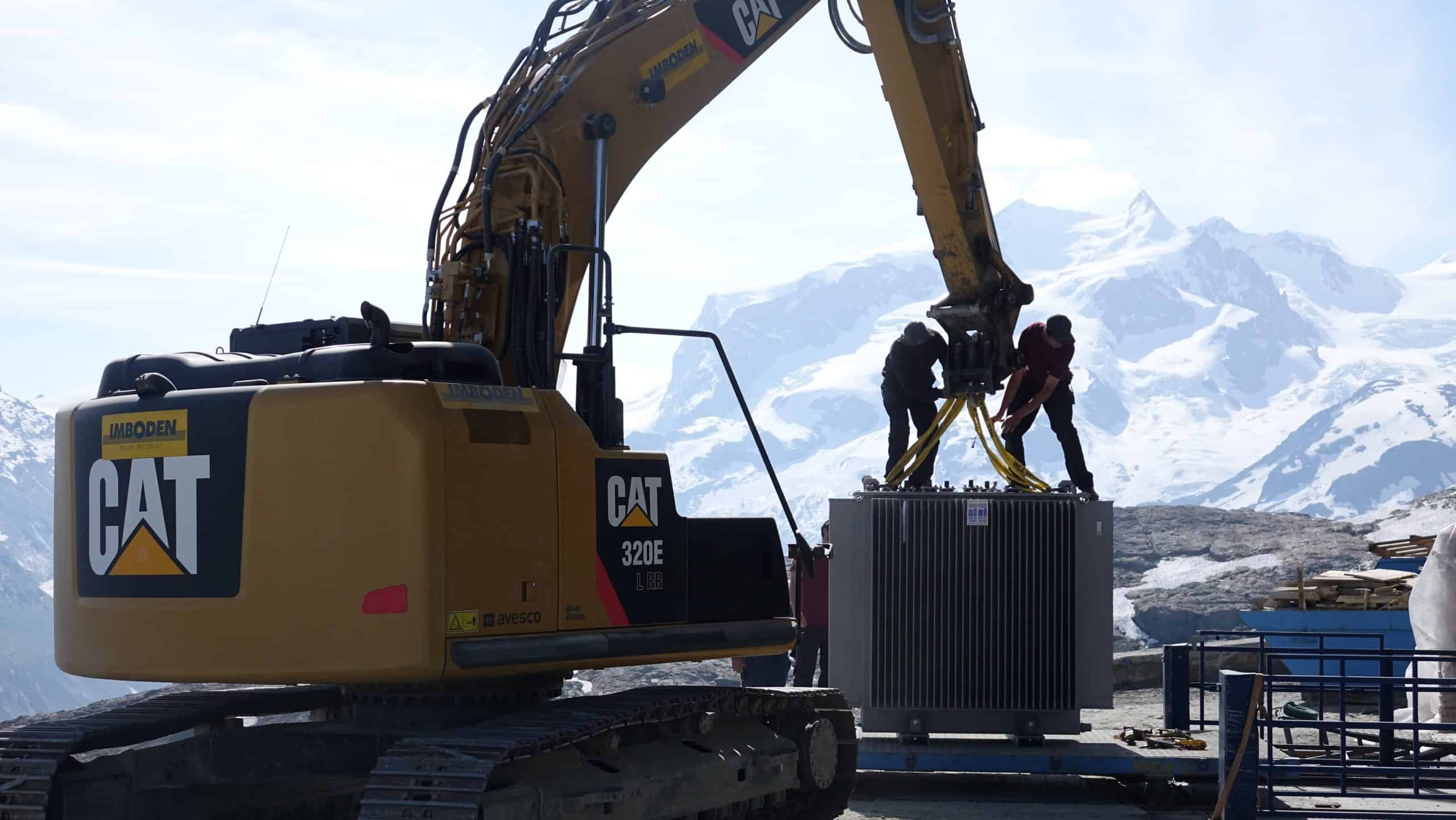 Transformer delivery for Matterhorn region Switzerland
