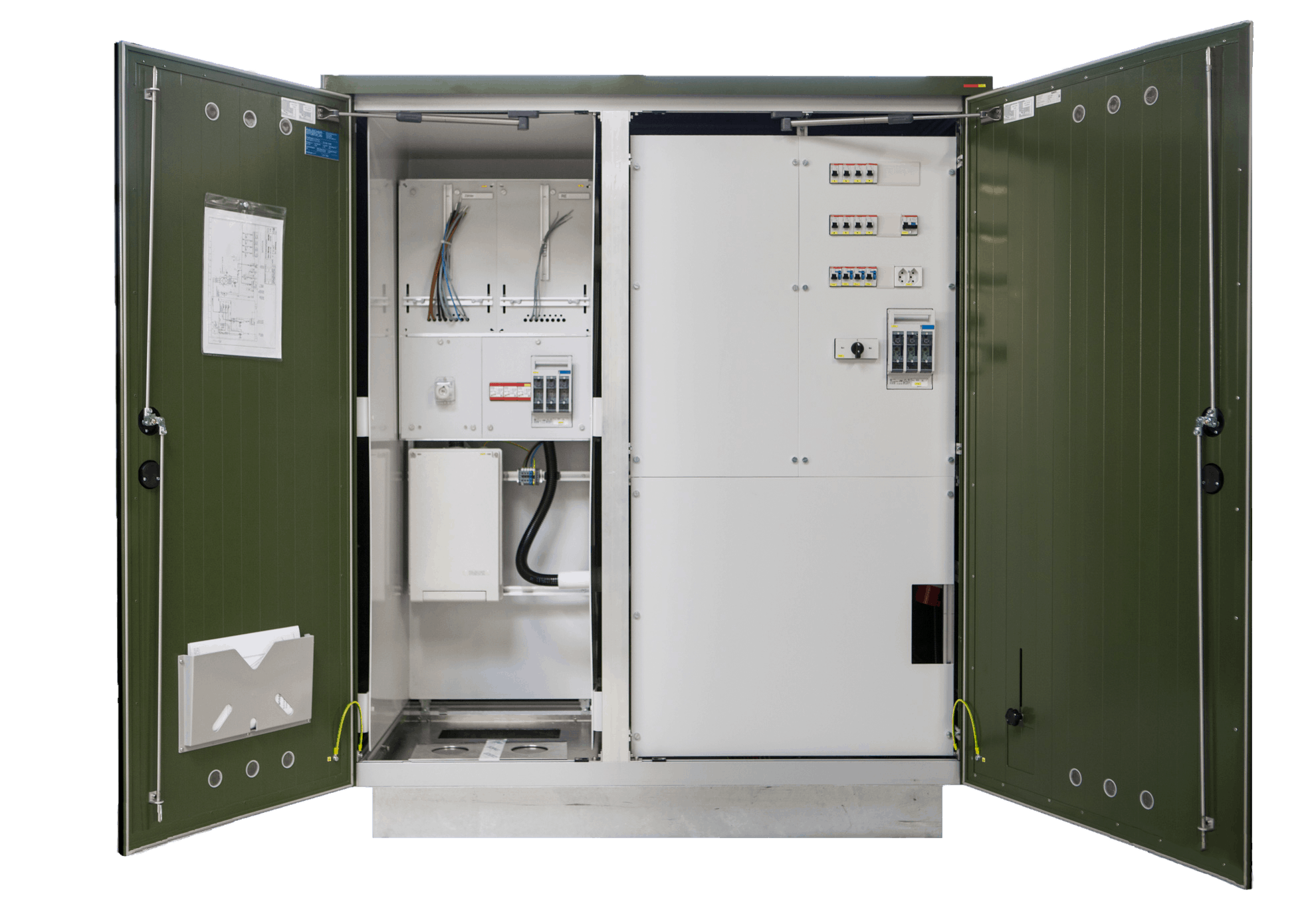 Power supply cabinets